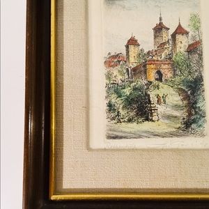 Vintage Signed Print